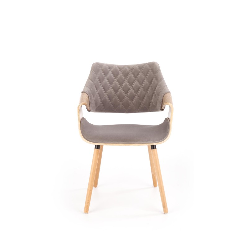 'K396 Light Oak / Ash Grey Chair' 'K396 Light Oak / Ash Grey Chair'