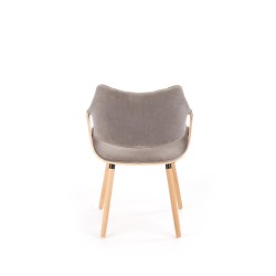 'K396 Light Oak / Ash Grey Chair' 'K396 Light Oak / Ash Grey Chair'