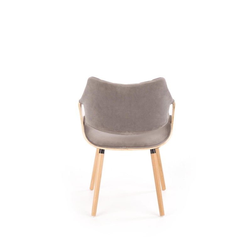 'K396 Light Oak / Ash Grey Chair' 'K396 Light Oak / Ash Grey Chair'