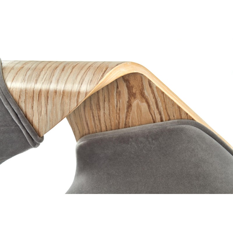 'K396 Light Oak / Ash Grey Chair' 'K396 Light Oak / Ash Grey Chair'