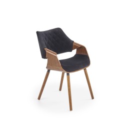 'K396 Walnut / Black Chair'