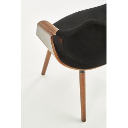 'K396 Walnut / Black Chair' 'K396 Walnut / Black Chair'