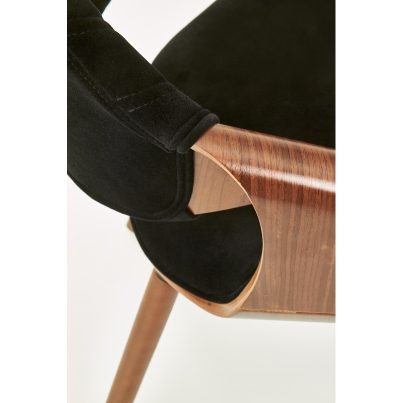 'K396 Walnut / Black Chair' 'K396 Walnut / Black Chair'