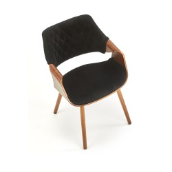 'K396 Walnut / Black Chair' 'K396 Walnut / Black Chair'