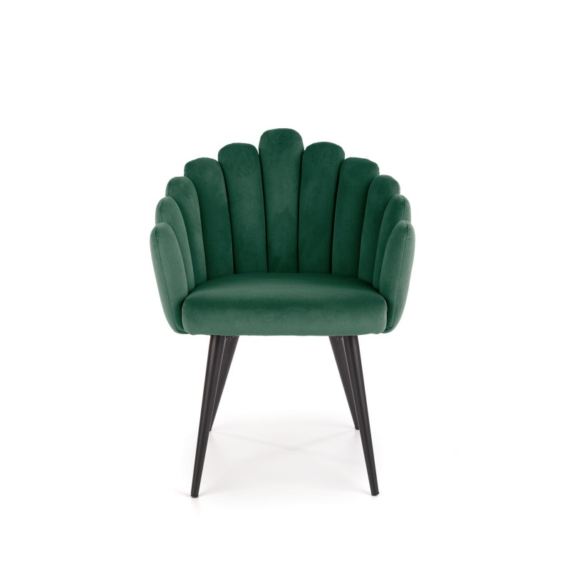 'K410 Green Velvet Chair' 'K410 Green Velvet Chair'
