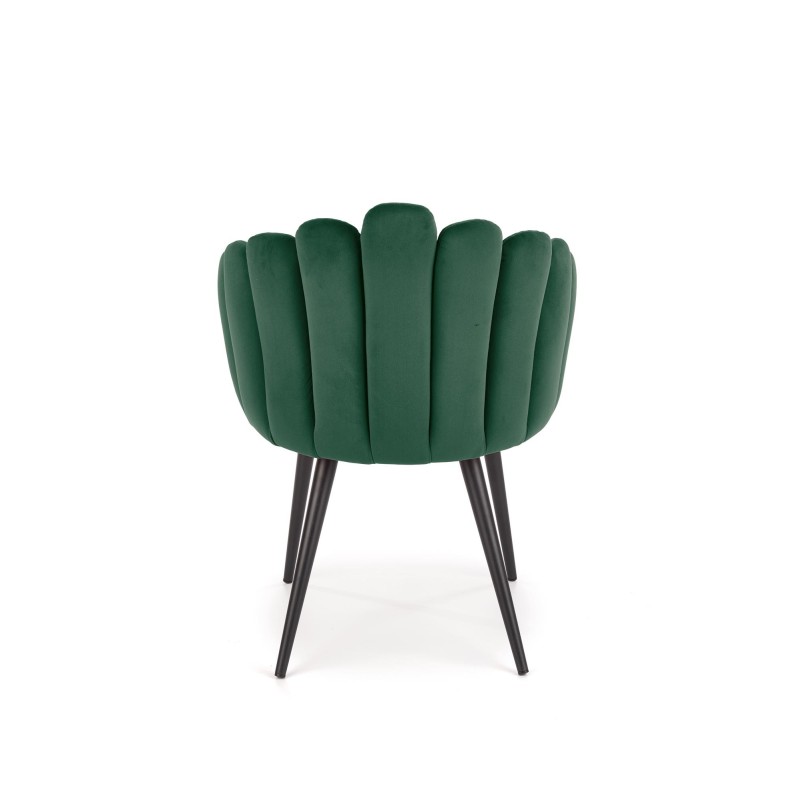 'K410 Green Velvet Chair' 'K410 Green Velvet Chair'