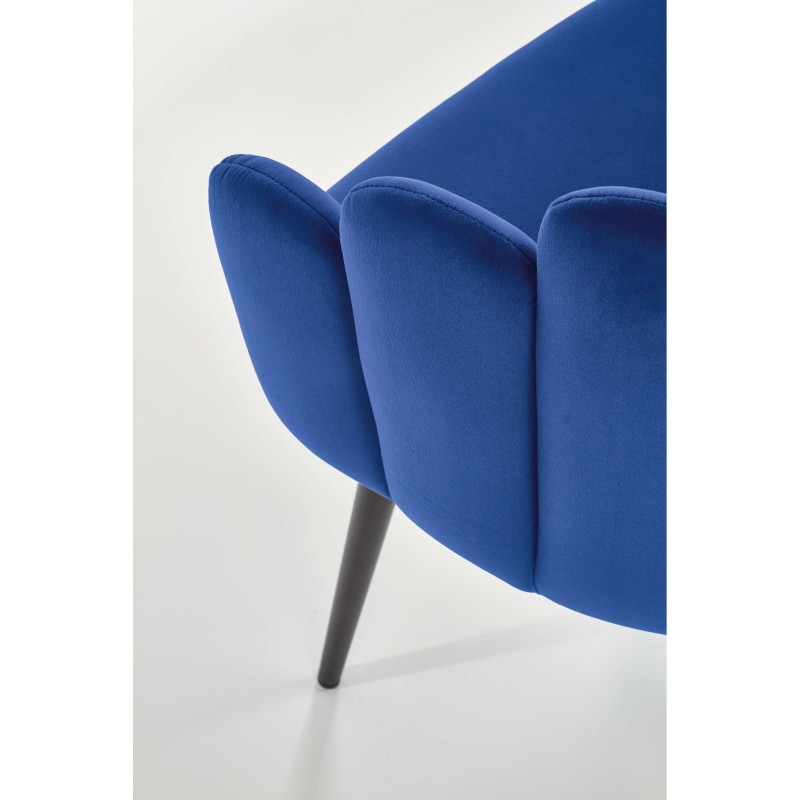 K410 krzesło granatowy velvet (1p 1szt) K410 krzesło granatowy velvet (1p 1szt)