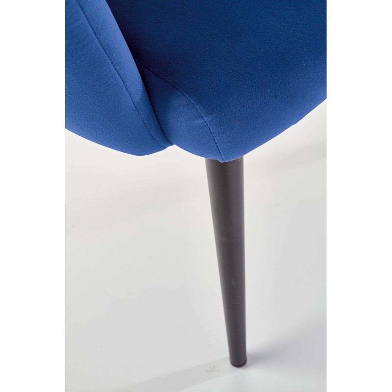 K410 krzesło granatowy velvet (1p 1szt) K410 krzesło granatowy velvet (1p 1szt)