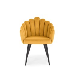 K410 krzesło musztardowy velvet (1p 1szt) K410 krzesło musztardowy velvet (1p 1szt)