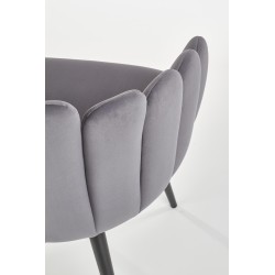 K410 krzesło popielaty velvet (1p 1szt) K410 krzesło popielaty velvet (1p 1szt)