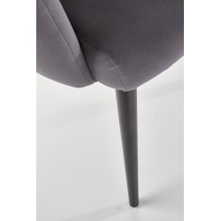 K410 krzesło popielaty velvet (1p 1szt) K410 krzesło popielaty velvet (1p 1szt)