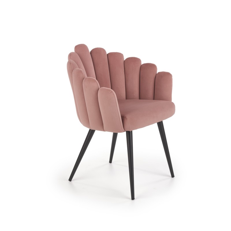 K410 krzesło różowy velvet (1p 1szt) K410 krzesło różowy velvet (1p 1szt)