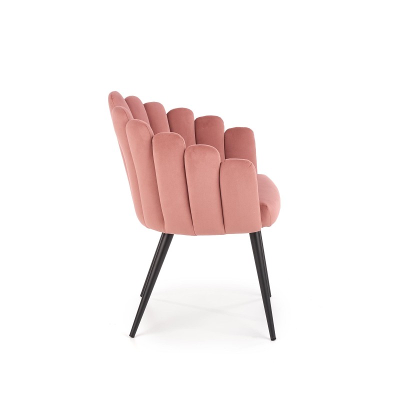K410 krzesło różowy velvet (1p 1szt) K410 krzesło różowy velvet (1p 1szt)