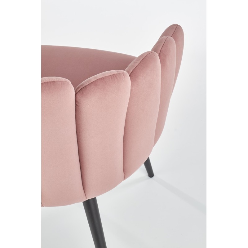 K410 krzesło różowy velvet (1p 1szt) K410 krzesło różowy velvet (1p 1szt)