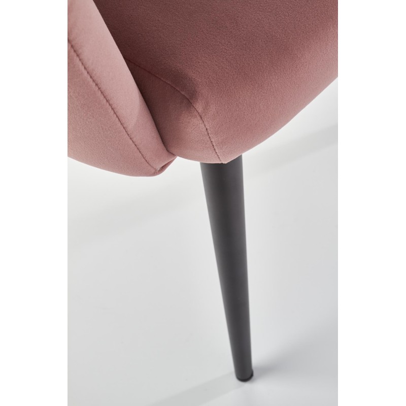 K410 krzesło różowy velvet (1p 1szt) K410 krzesło różowy velvet (1p 1szt)