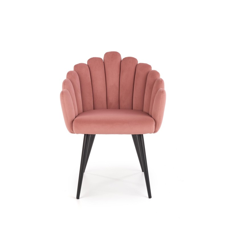 K410 krzesło różowy velvet (1p 1szt) K410 krzesło różowy velvet (1p 1szt)