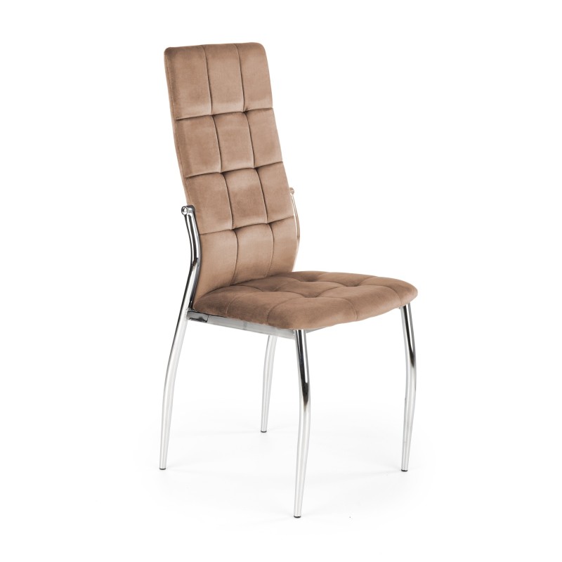K416 krzesło beżowy velvet (1p 4szt) K416 krzesło beżowy velvet (1p 4szt)
