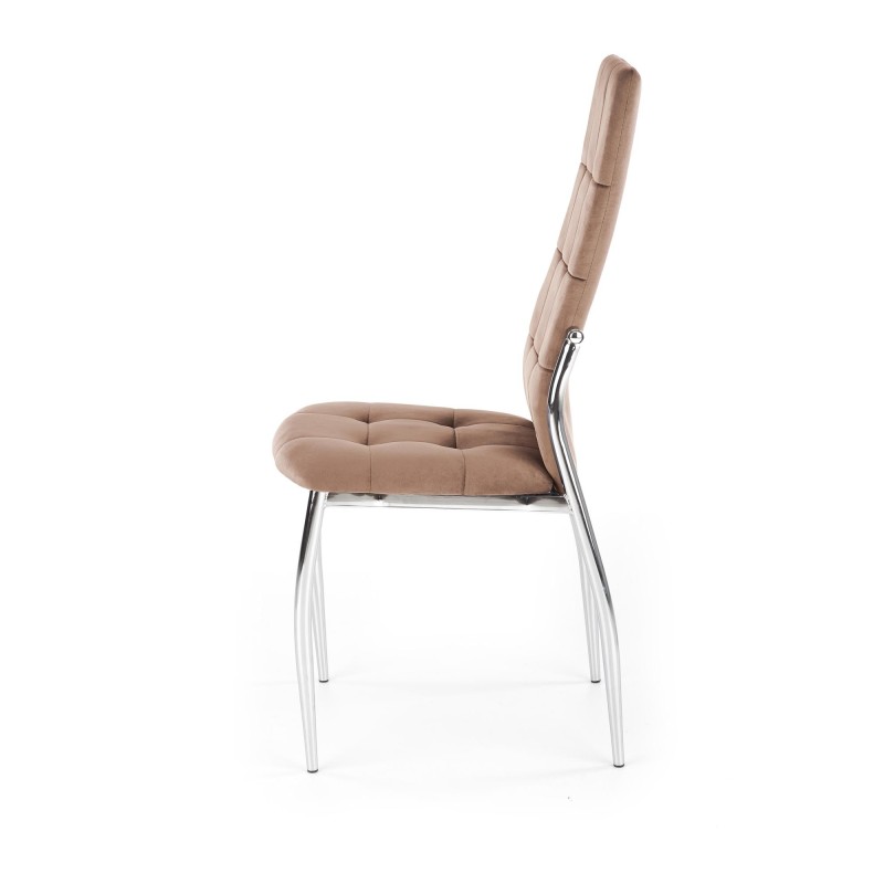 'K416 Beige Velvet Chair' 'K416 Beige Velvet Chair'