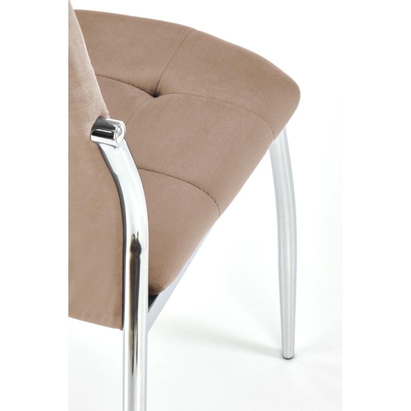 K416 krzesło beżowy velvet (1p 4szt) K416 krzesło beżowy velvet (1p 4szt)