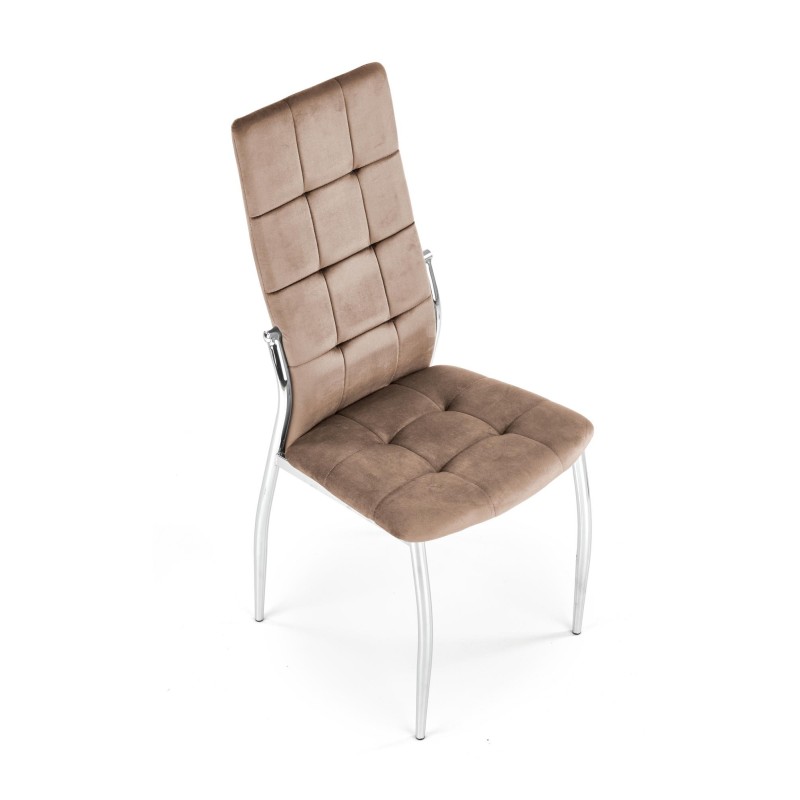 K416 krzesło beżowy velvet (1p 4szt) K416 krzesło beżowy velvet (1p 4szt)