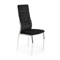 K416 krzesło czarny velvet (1p 4szt)