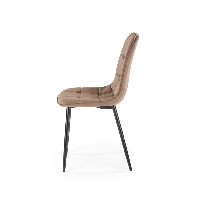 K417 krzesło beżowy velvet (1p 4szt) K417 krzesło beżowy velvet (1p 4szt)