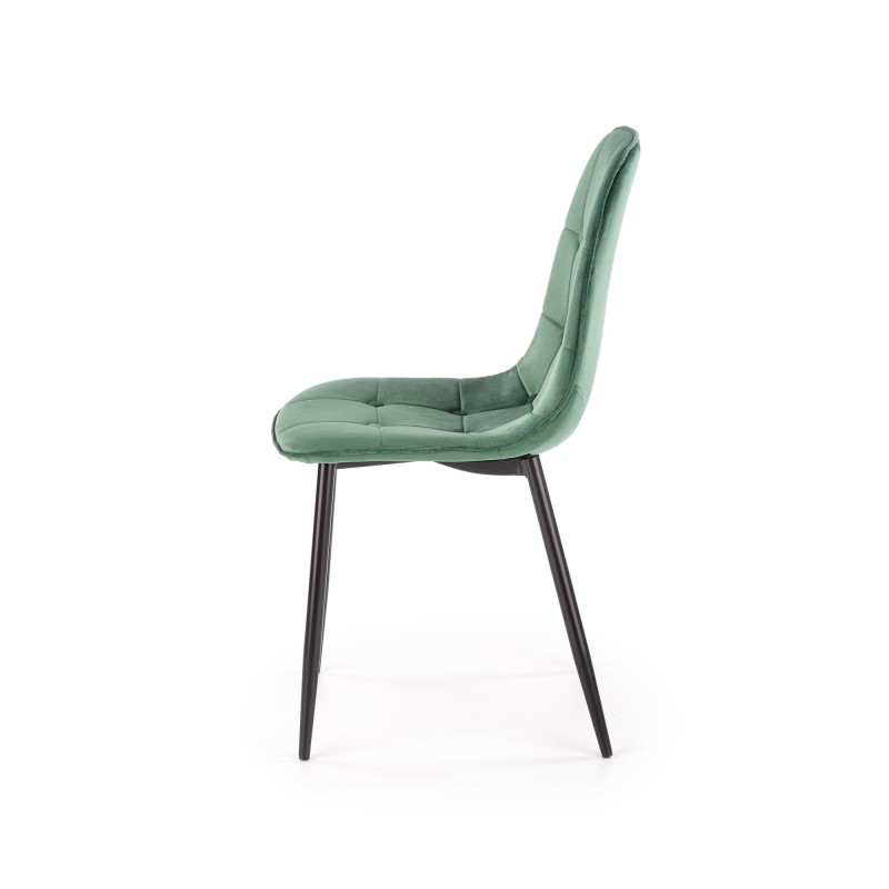 K417 krzesło ciemny zielony velvet (1p 4szt) K417 krzesło ciemny zielony velvet (1p 4szt)