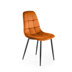 K417 krzesło cynamonowy velvet (1p 4szt)