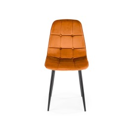 K417 krzesło cynamonowy velvet (1p 4szt) K417 krzesło cynamonowy velvet (1p 4szt)