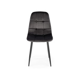 K417 krzesło czarny velvet (1p 4szt) K417 krzesło czarny velvet (1p 4szt)