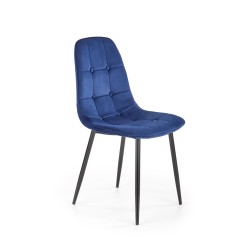K417 krzesło granatowy velvet (1p 4szt)