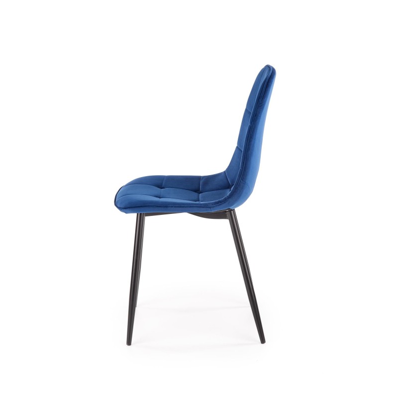 K417 krzesło granatowy velvet (1p 4szt) K417 krzesło granatowy velvet (1p 4szt)