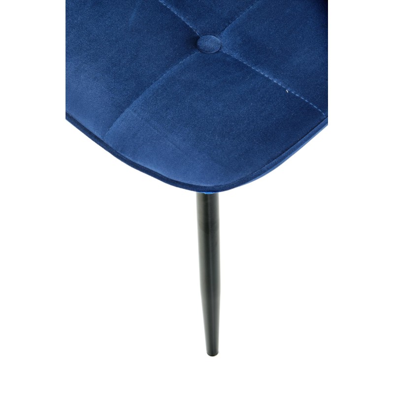 K417 krzesło granatowy velvet (1p 4szt) K417 krzesło granatowy velvet (1p 4szt)