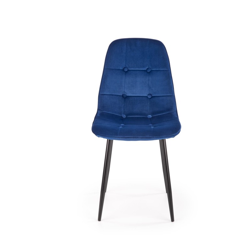 K417 krzesło granatowy velvet (1p 4szt) K417 krzesło granatowy velvet (1p 4szt)