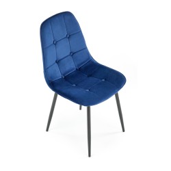 K417 krzesło granatowy velvet (1p 4szt) K417 krzesło granatowy velvet (1p 4szt)