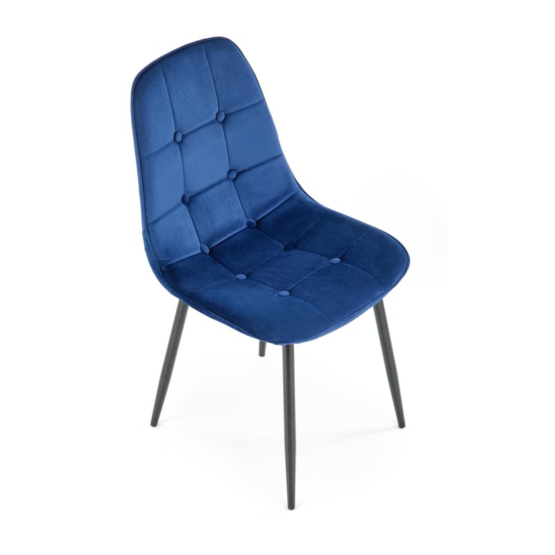 K417 krzesło granatowy velvet (1p 4szt) K417 krzesło granatowy velvet (1p 4szt)