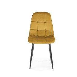 K417 krzesło musztardowy velvet (1p 4szt) K417 krzesło musztardowy velvet (1p 4szt)