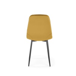 K417 krzesło musztardowy velvet (1p 4szt) K417 krzesło musztardowy velvet (1p 4szt)