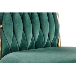 'K436 Dark Green/Gold Chair' 'K436 Dark Green/Gold Chair'