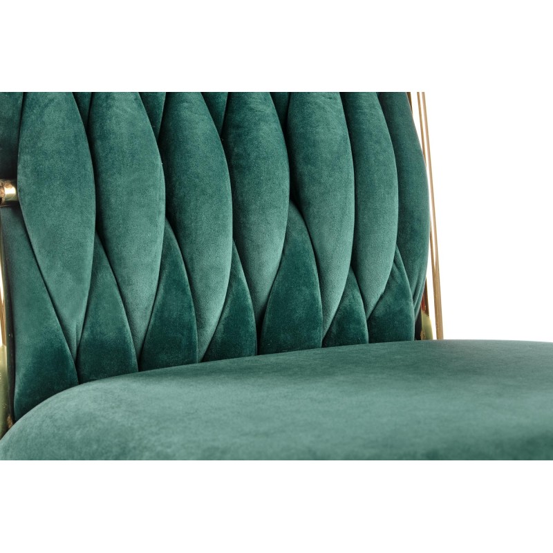 'K436 Dark Green/Gold Chair' 'K436 Dark Green/Gold Chair'
