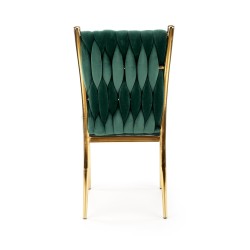 'K436 Dark Green/Gold Chair' 'K436 Dark Green/Gold Chair'