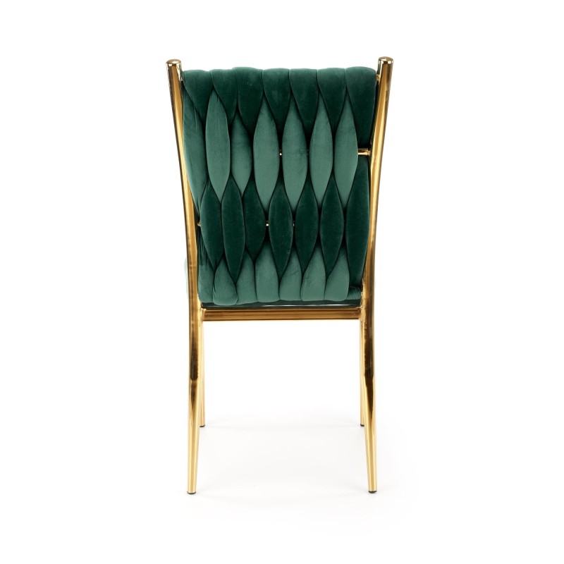 'K436 Dark Green/Gold Chair' 'K436 Dark Green/Gold Chair'