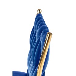 'K436 Navy Blue/Gold Chair' 'K436 Navy Blue/Gold Chair'