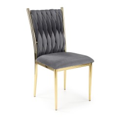 'K436 Ash Grey/Gold Chair' 'K436 Ash Grey/Gold Chair'