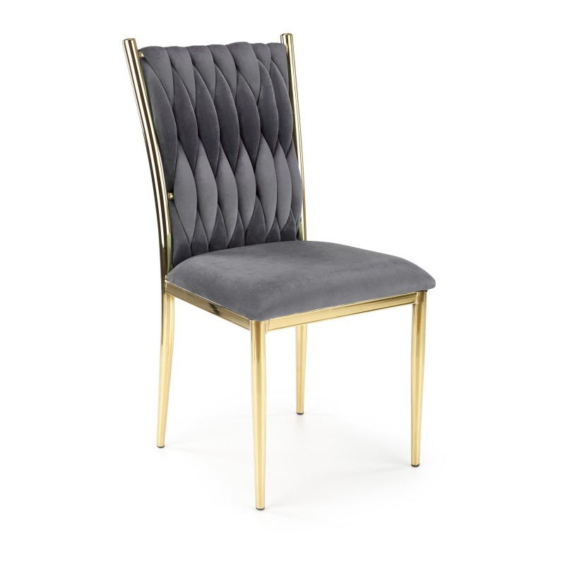 'K436 Ash Grey/Gold Chair' 'K436 Ash Grey/Gold Chair'