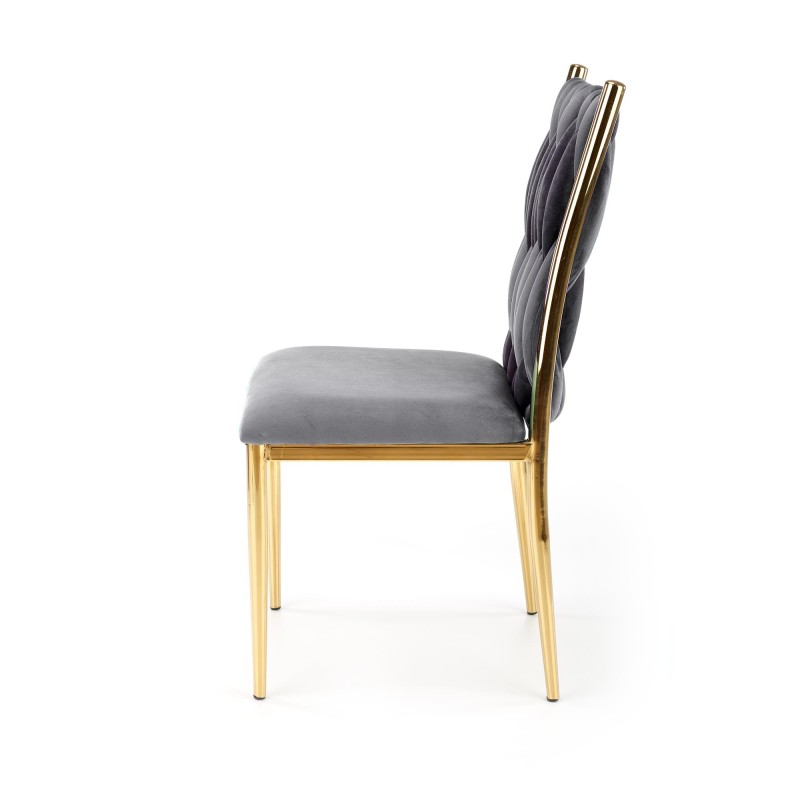 'K436 Ash Grey/Gold Chair' 'K436 Ash Grey/Gold Chair'