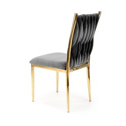 'K436 Ash Grey/Gold Chair' 'K436 Ash Grey/Gold Chair'
