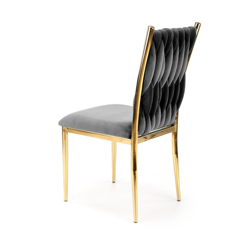'K436 Ash Grey/Gold Chair' 'K436 Ash Grey/Gold Chair'