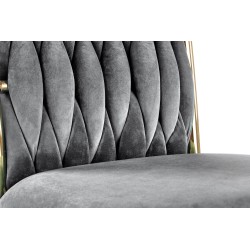 'K436 Ash Grey/Gold Chair' 'K436 Ash Grey/Gold Chair'