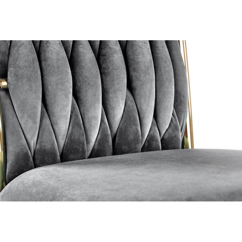 'K436 Ash Grey/Gold Chair' 'K436 Ash Grey/Gold Chair'